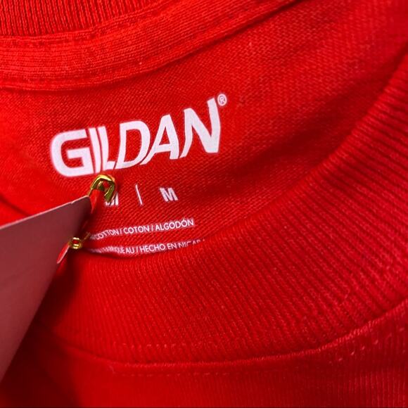 Messy Bun Autism Awareness Red Tee Medium - Picture 7 of 8